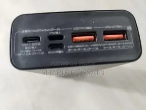বেসিয়াস পিপিএডএম২০এস ২০০০০ মিলিঅ্যাম্পিয়ার অ্যাডামান মেটাল ফাস্ট চার্জিং পাওয়ার ব্যাংক (২২.৫ ওয়াট)