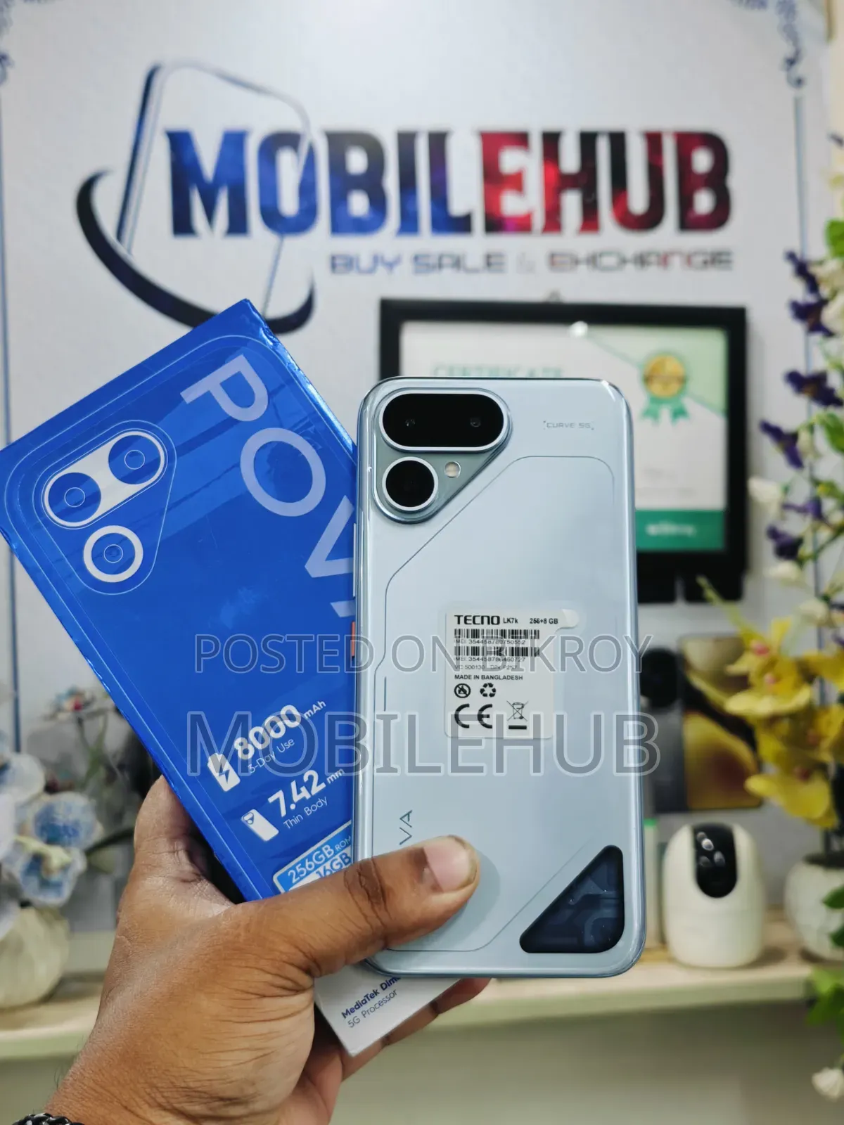 New Tecno Pova Curve 2 5G 256 GB Silver