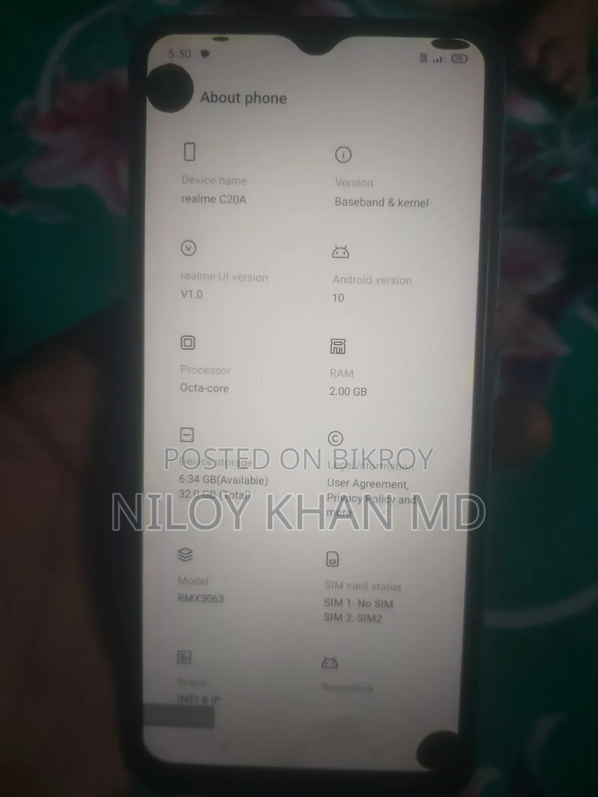Realme C2 32 GB Blue