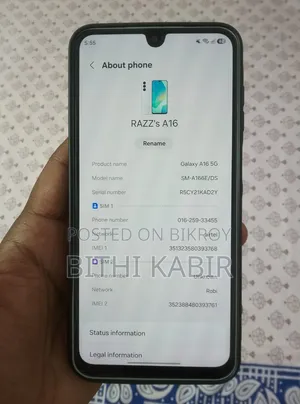Samsung Galaxy A16 5G 128 GB Silver