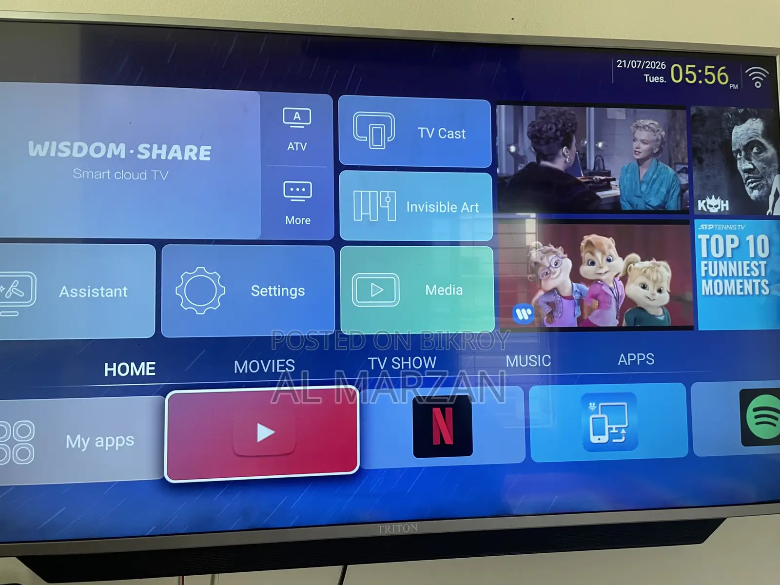 Triton TV 55 Inch