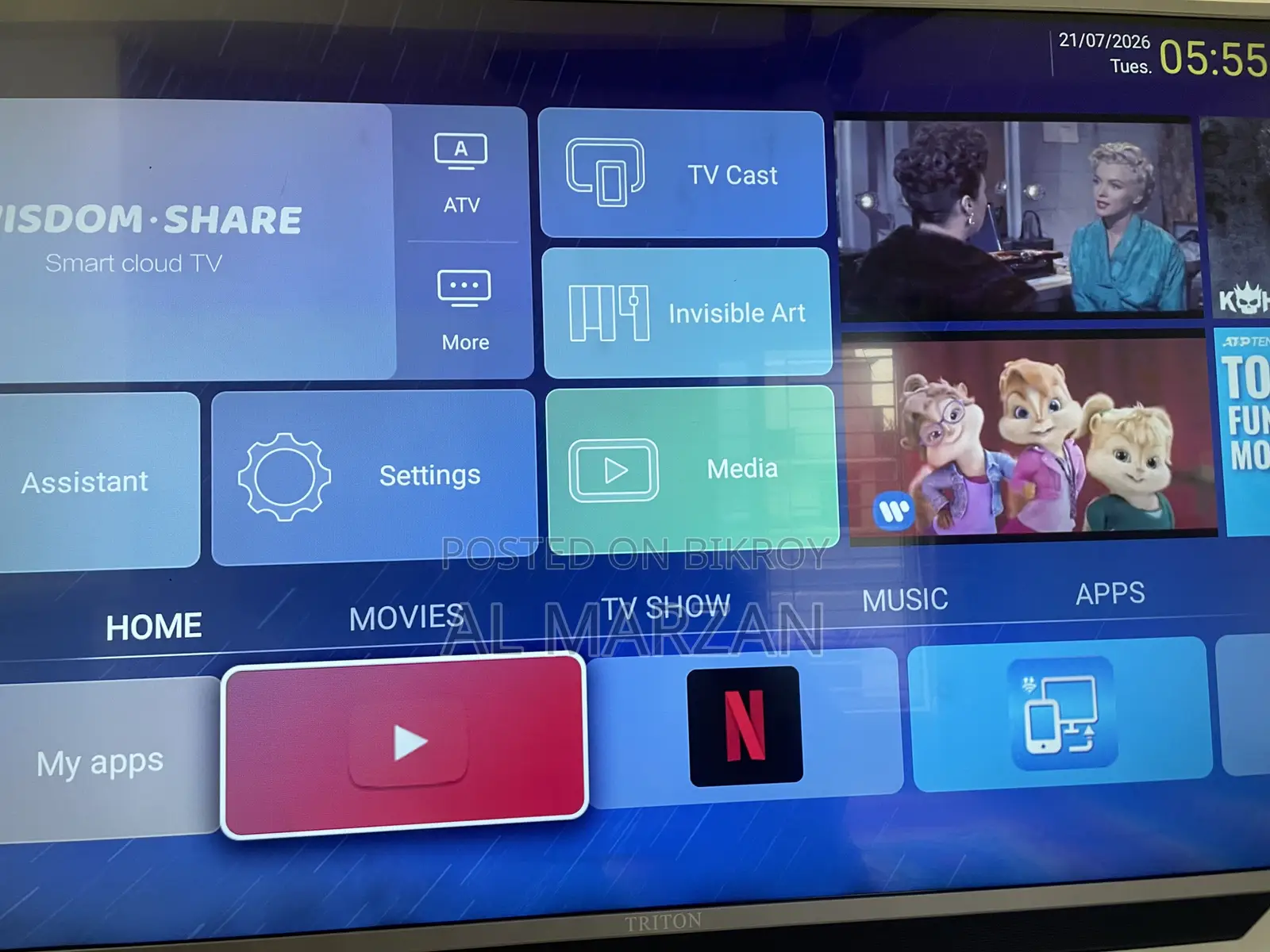 Triton TV 55 Inch