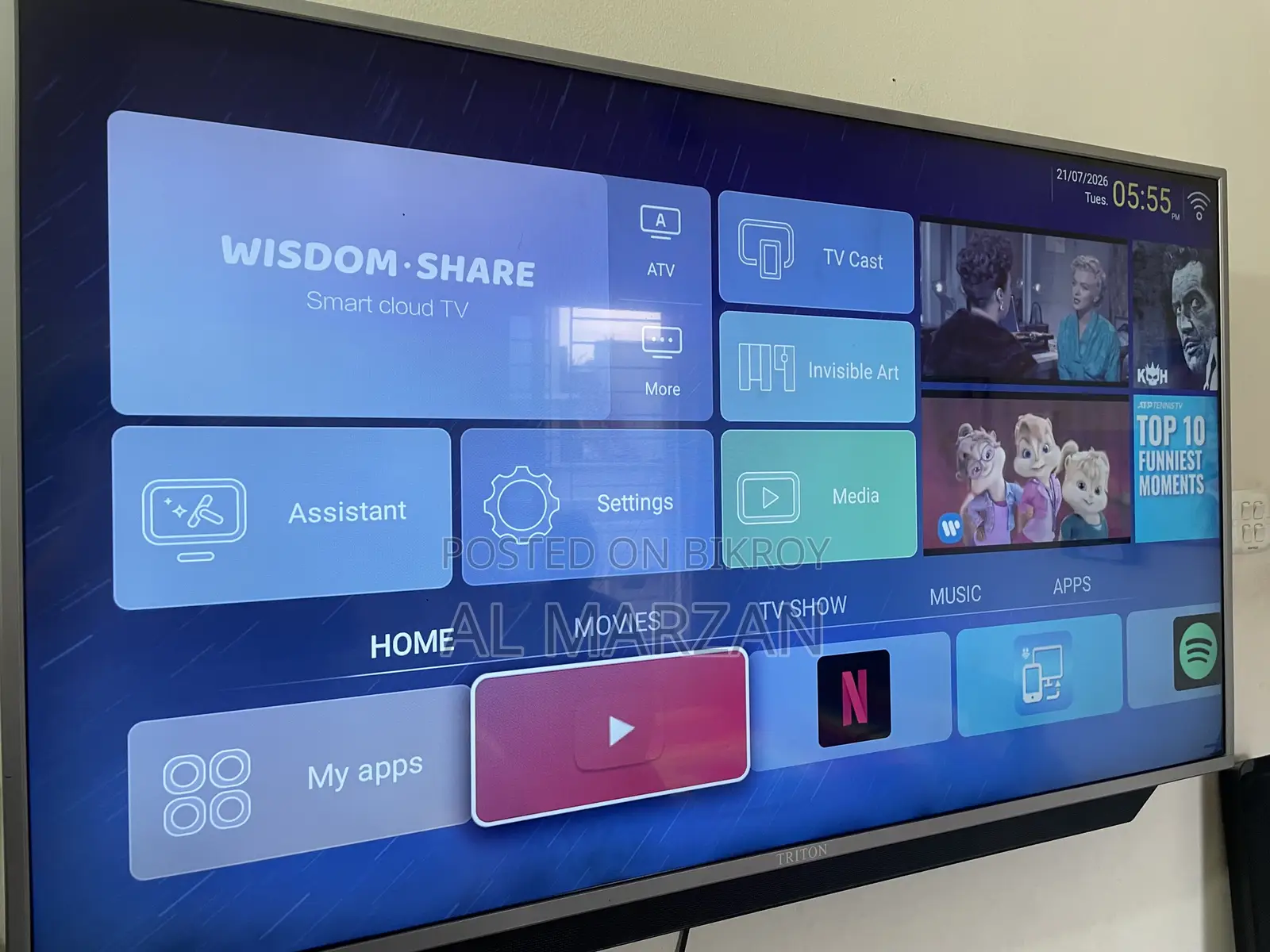 Triton TV 55 Inch