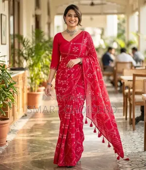 প্রিমিয়াম কোয়ালিটি সম্পূর্ণ বাটিক সিল্কের শাড়ি