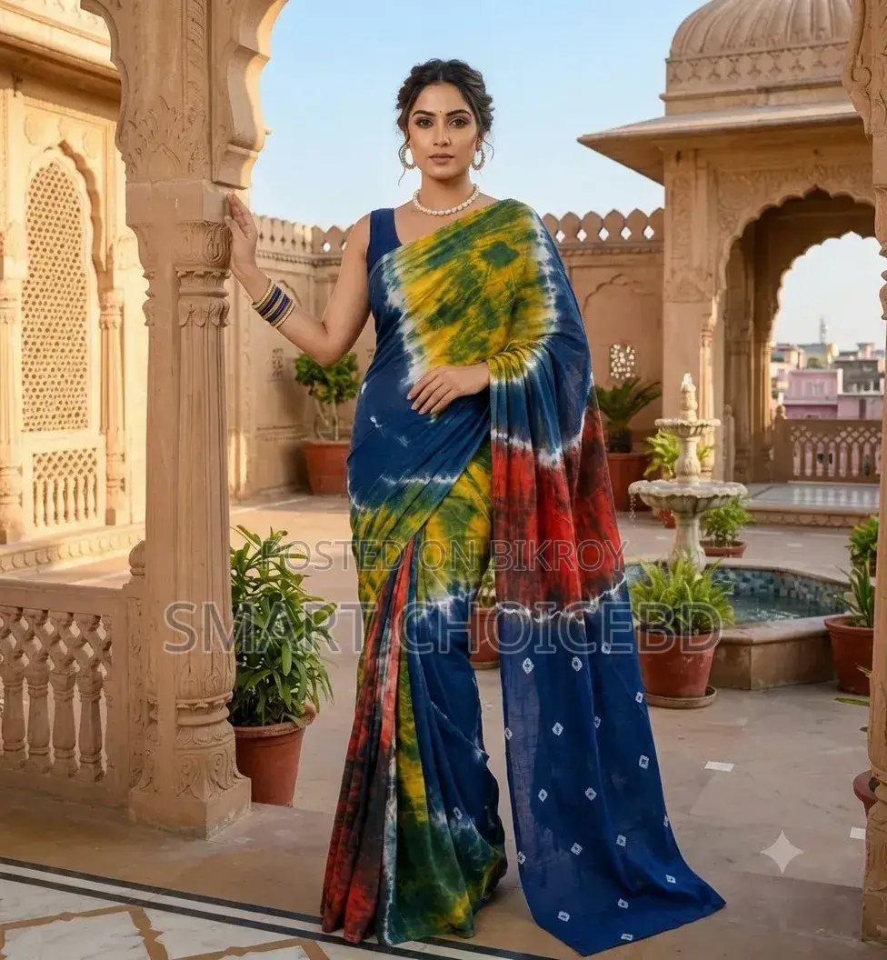 প্রিমিয়াম কোয়ালিটি সম্পূর্ণ বাটিক সিল্কের শাড়ি