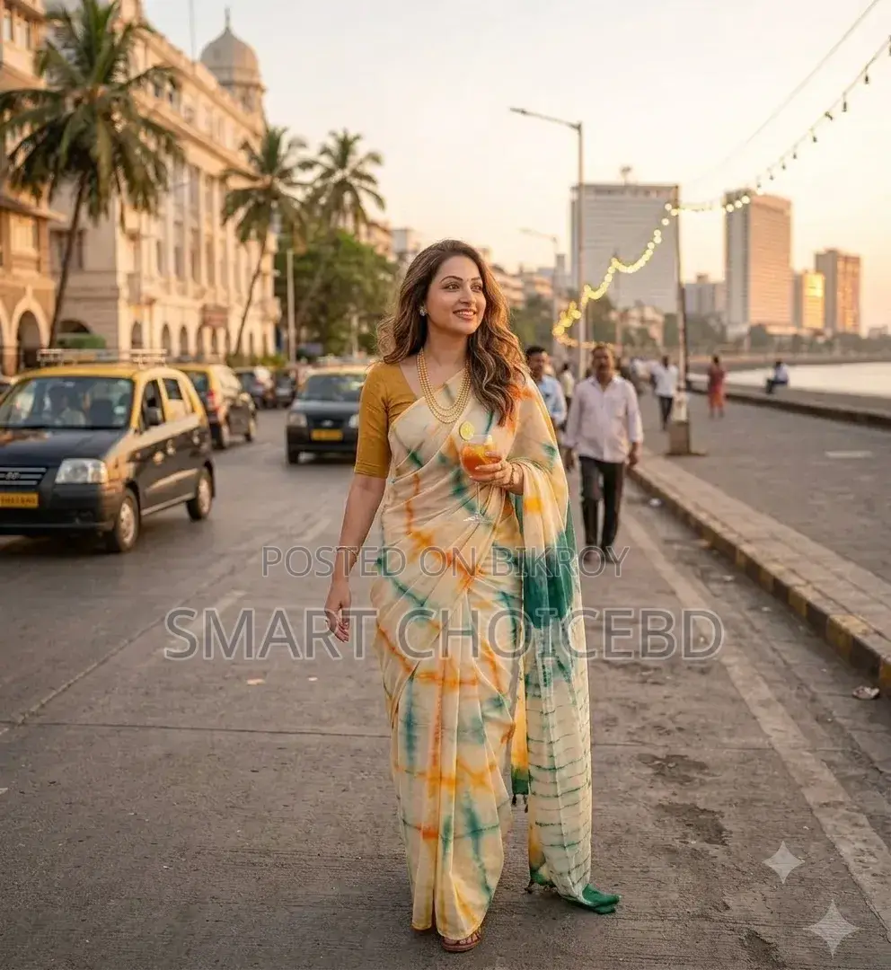 প্রিমিয়াম কোয়ালিটি সম্পূর্ণ বাটিক সিল্কের শাড়ি