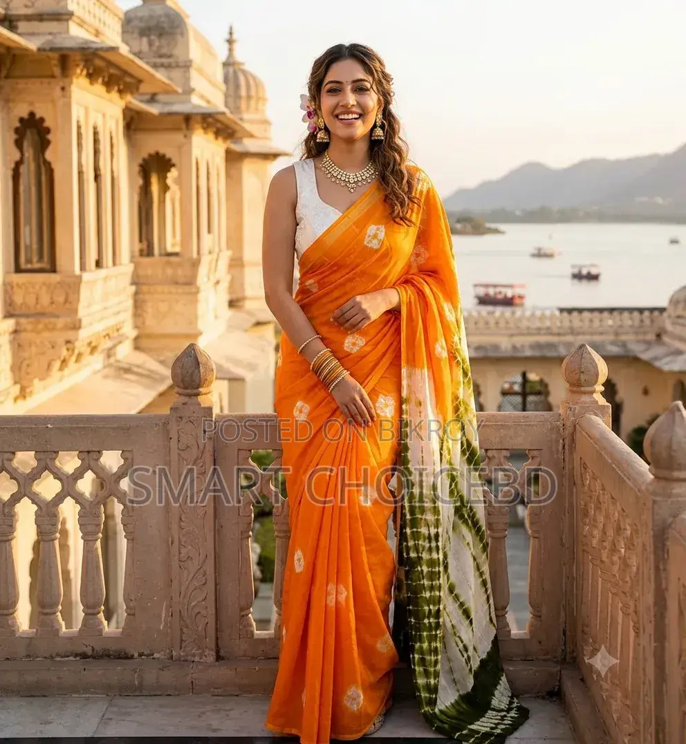 প্রিমিয়াম কোয়ালিটি সম্পূর্ণ বাটিক সিল্কের শাড়ি