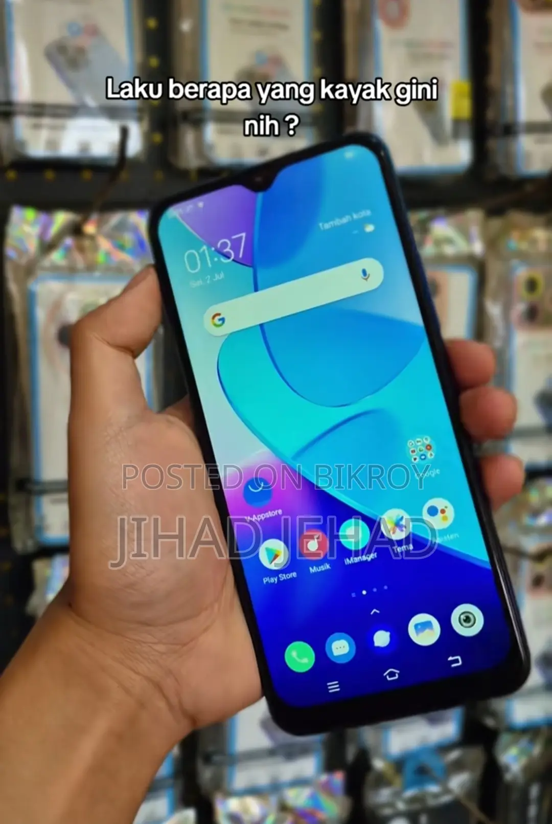 Vivo Y20 64 GB Gray