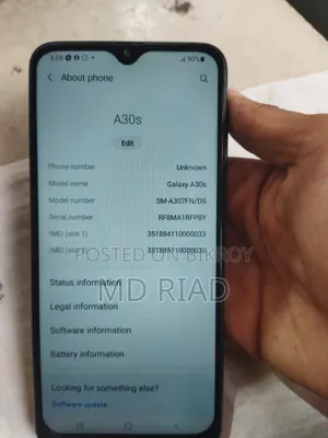 Samsung Galaxy A30s 128 GB Blue