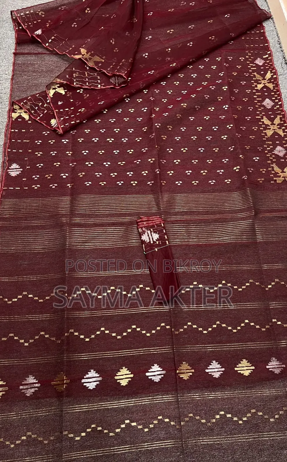 Silk Jamdani Saree