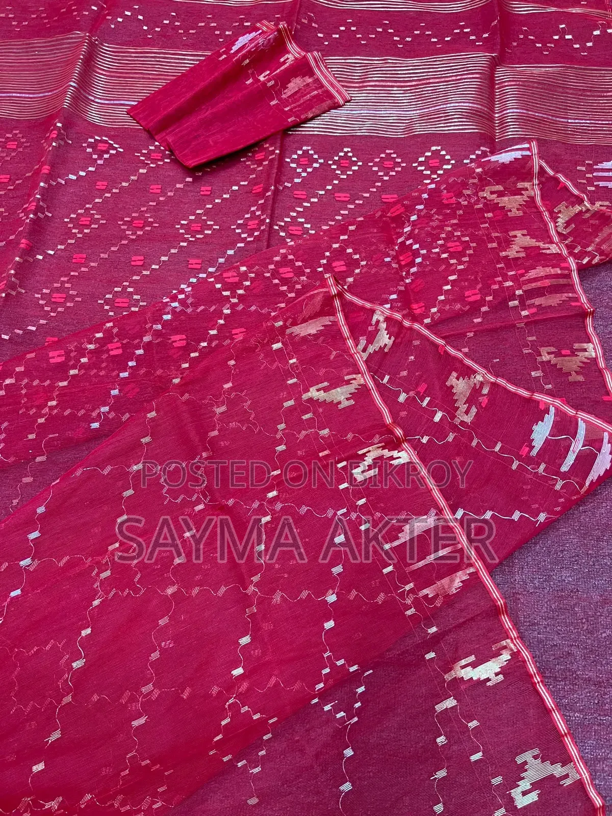Silk Jamdani Saree