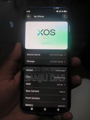 Infinix Note Edge 128 GB Blue