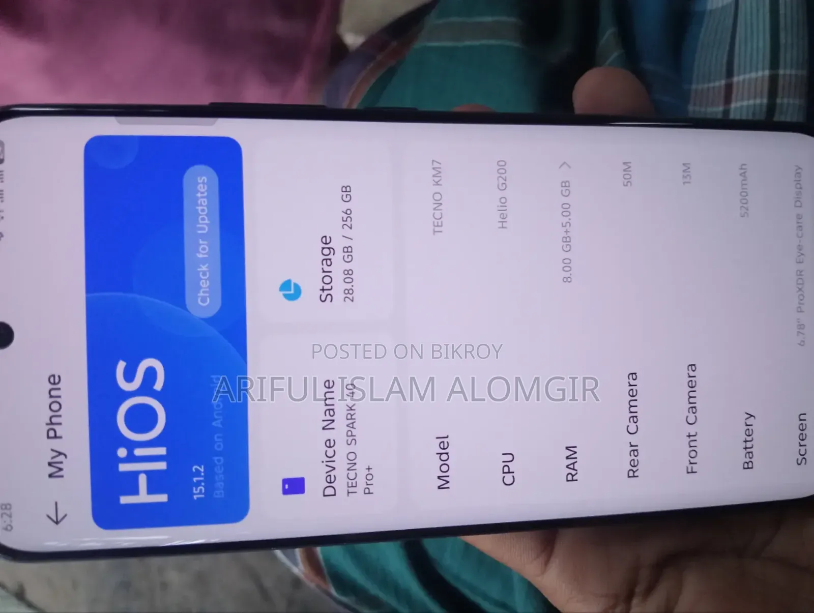 Tecno Spark 40 Pro+ 256 GB Black
