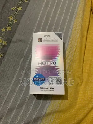 New Infinix Hot 70 256 GB Black