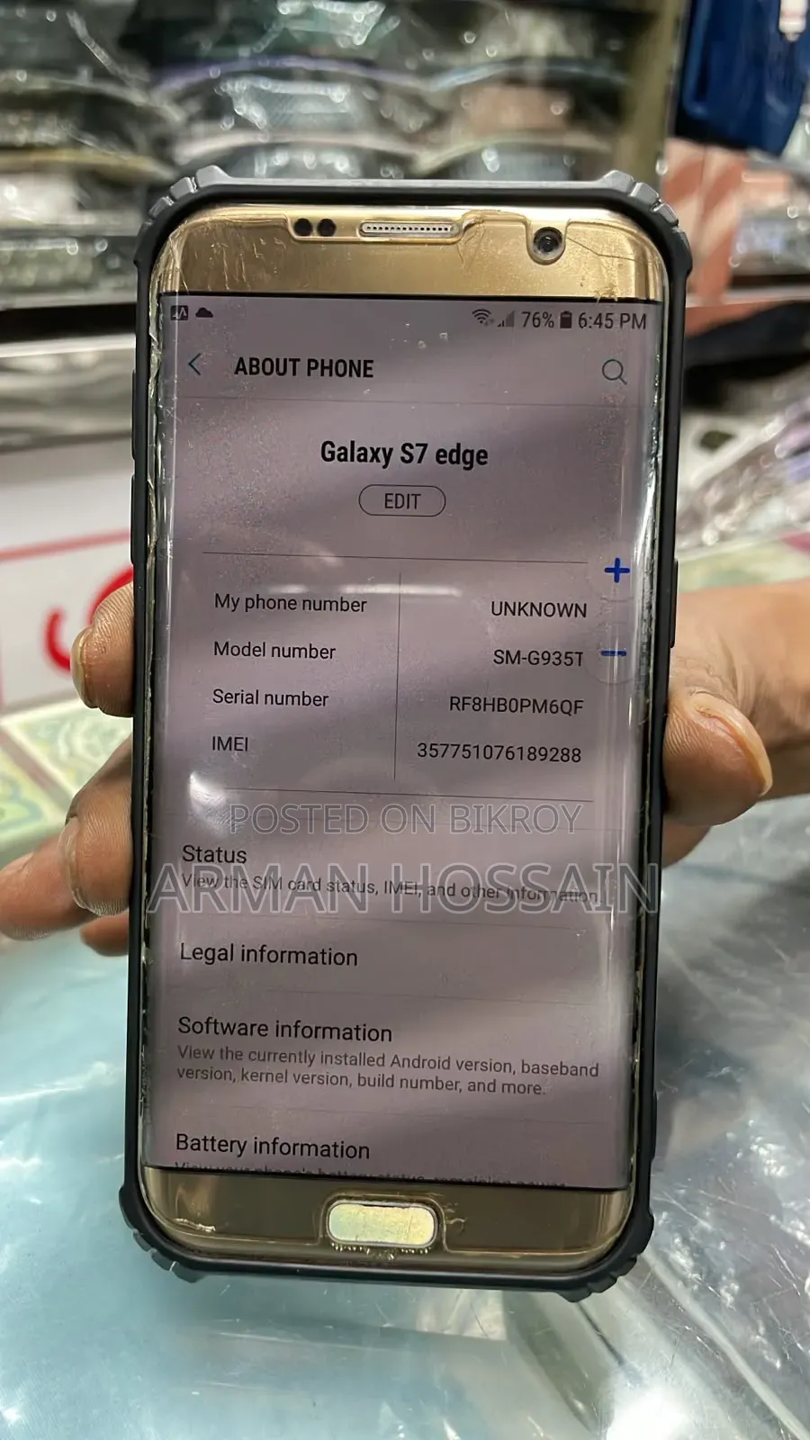 Samsung Galaxy S7 Edge 32 GB Gold