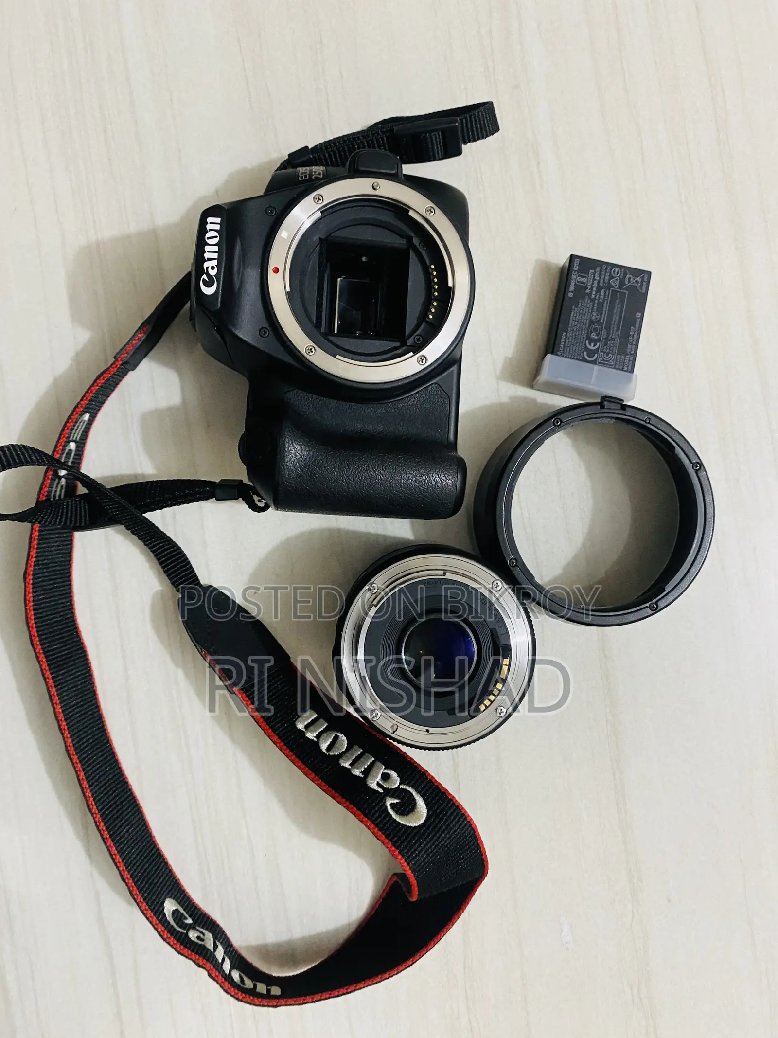 Canon DSLR Camera (Prime Lens Included)