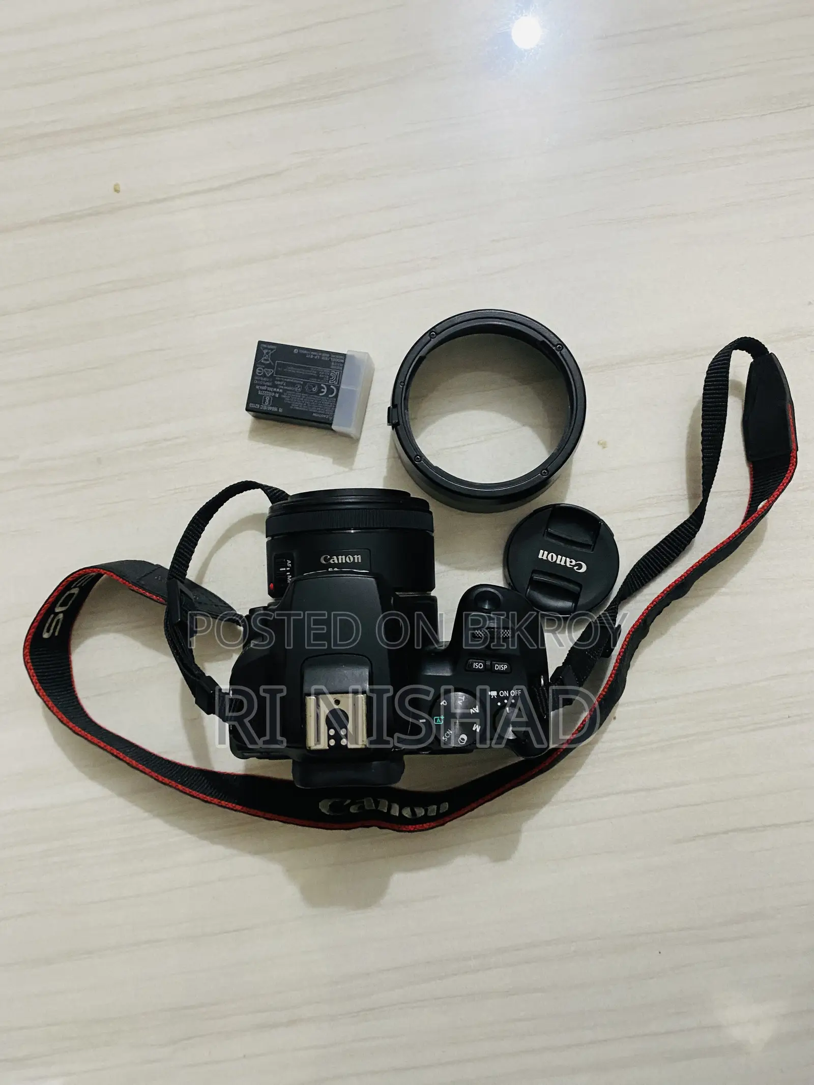 Canon DSLR Camera (Prime Lens Included)