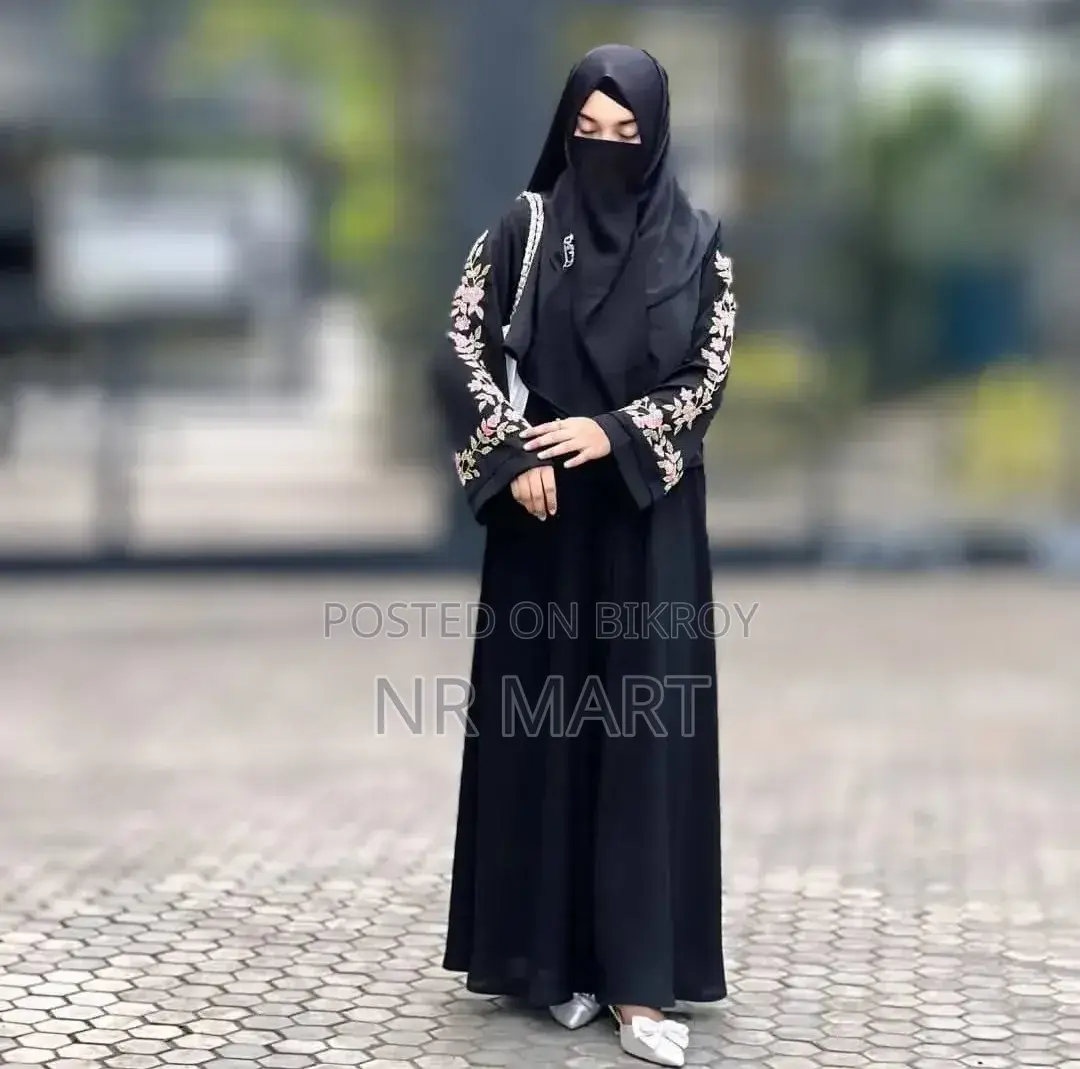 Ayesha Embroidery Burqa | Full Set
