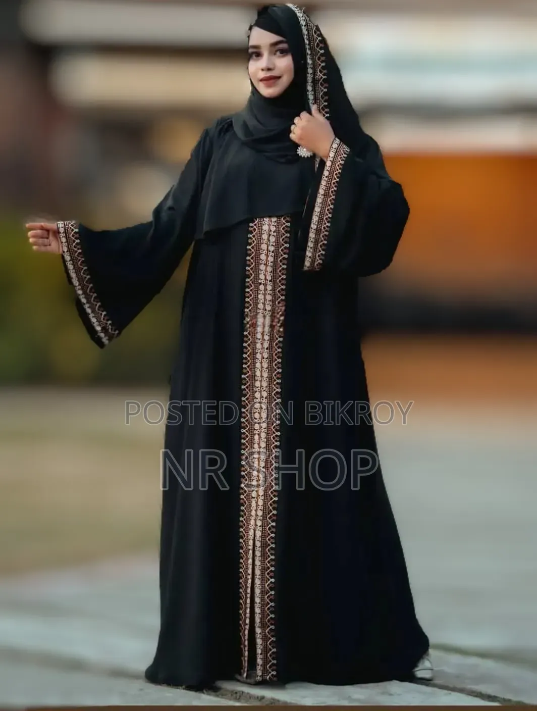 Zara Embroidery Burqa | Full Set