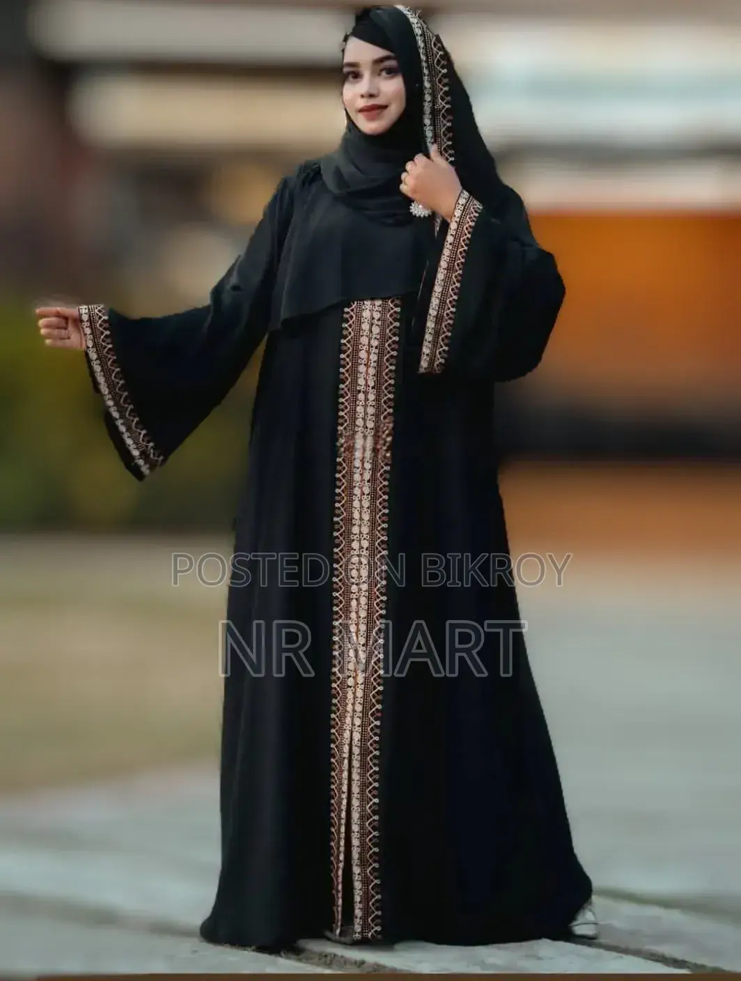 Zara Embroidery Burqa | Full Set