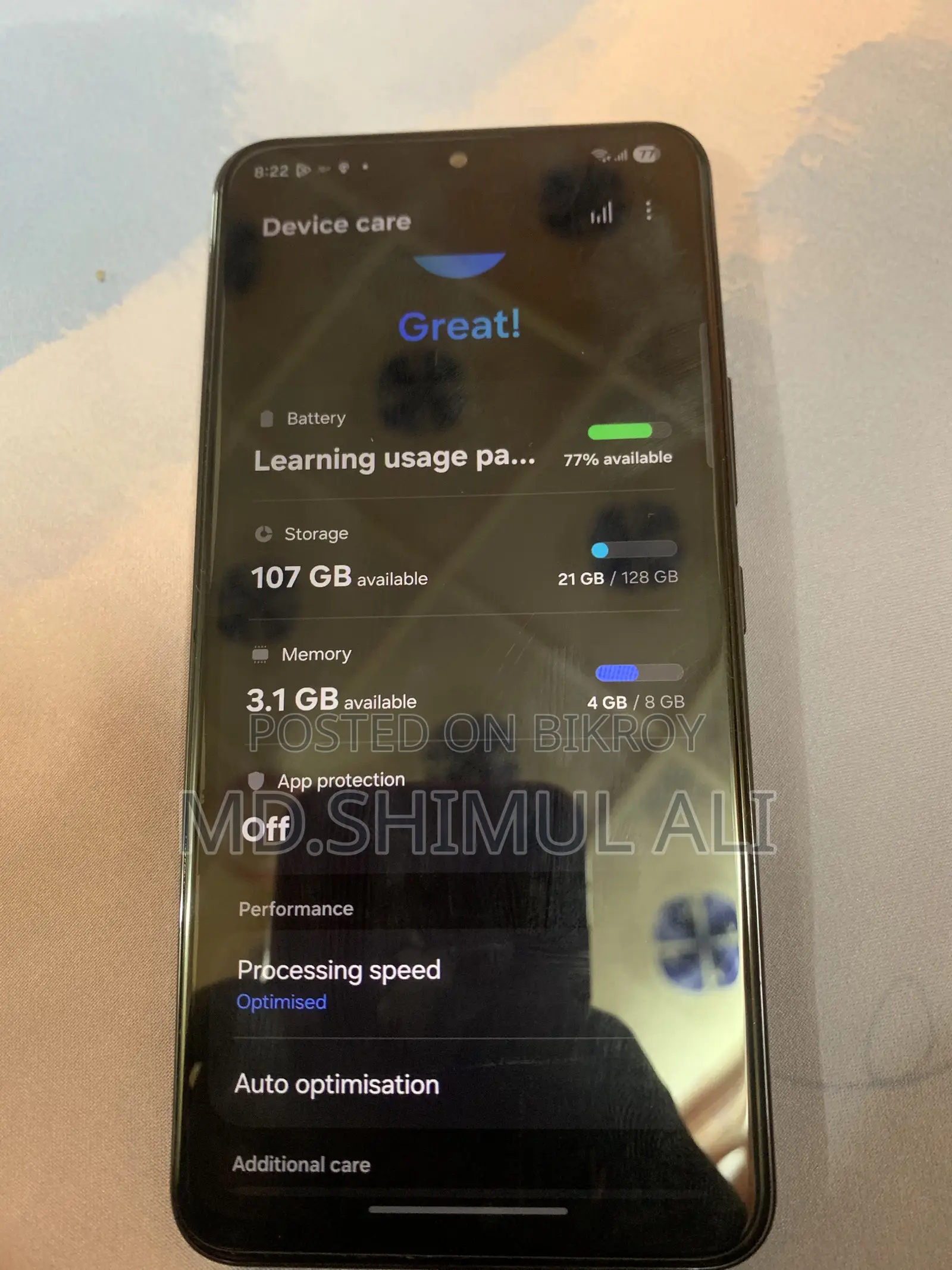 Samsung Galaxy S22 5G 128 GB Black
