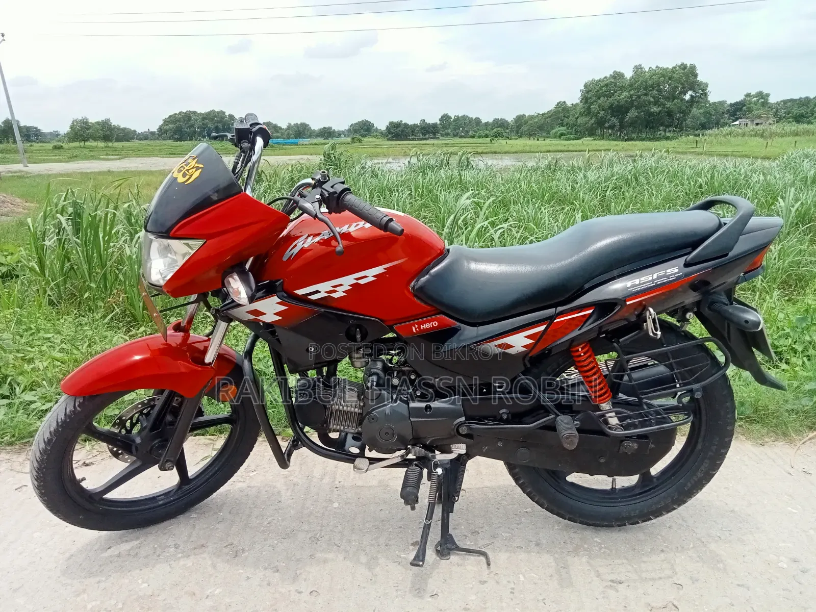 Hero Glamour BS4 2021 Red