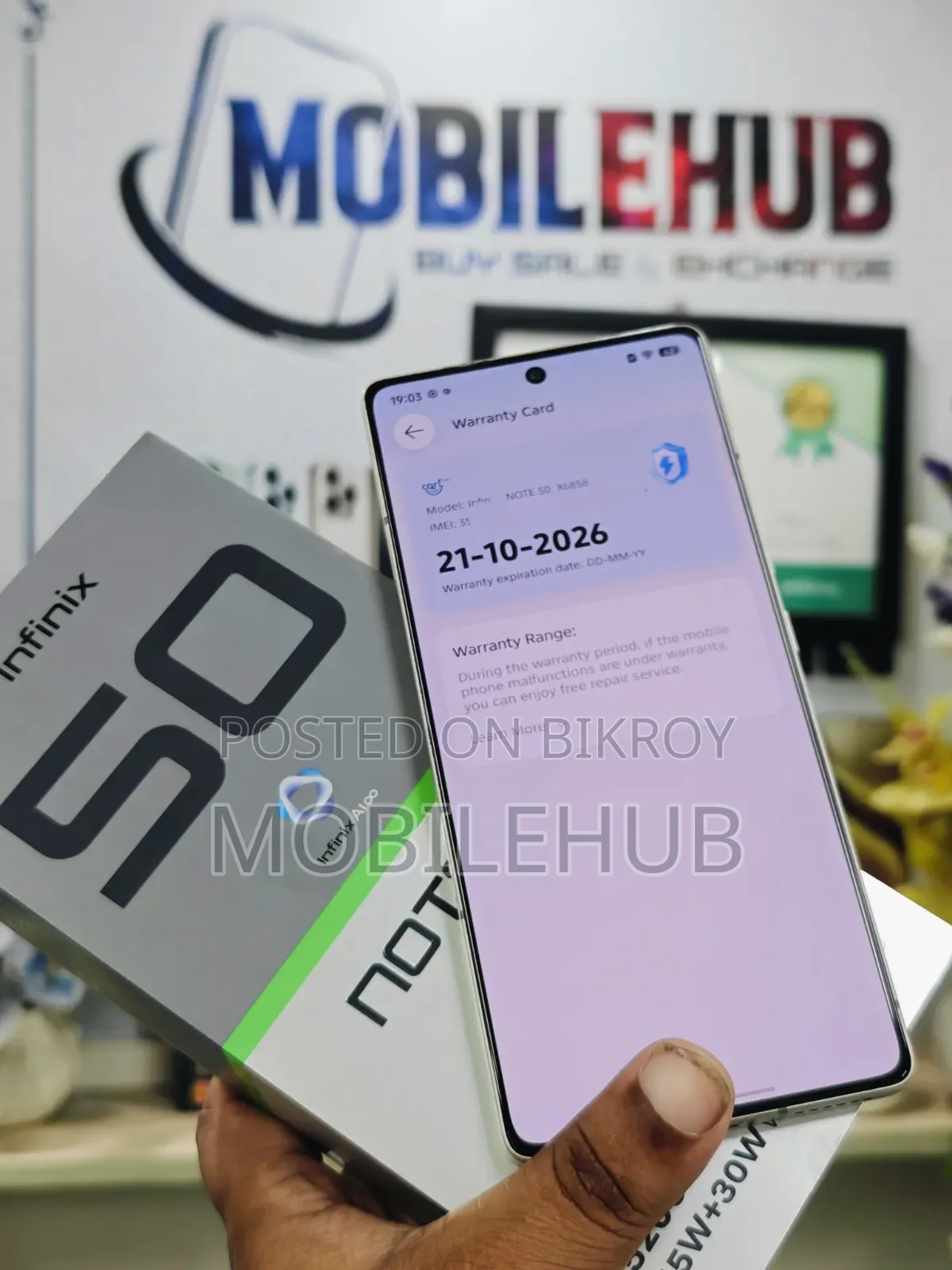 New Infinix Note 50 4G 256 GB Silver