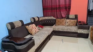 Sofa and Glass Table for sale.