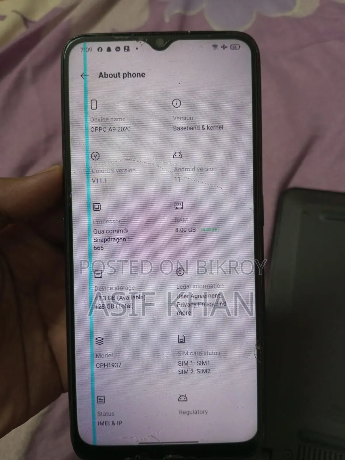 Oppo A9 128 GB Blue