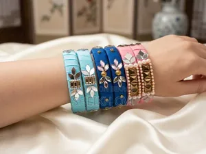 Handmade Silk Bangles with Love