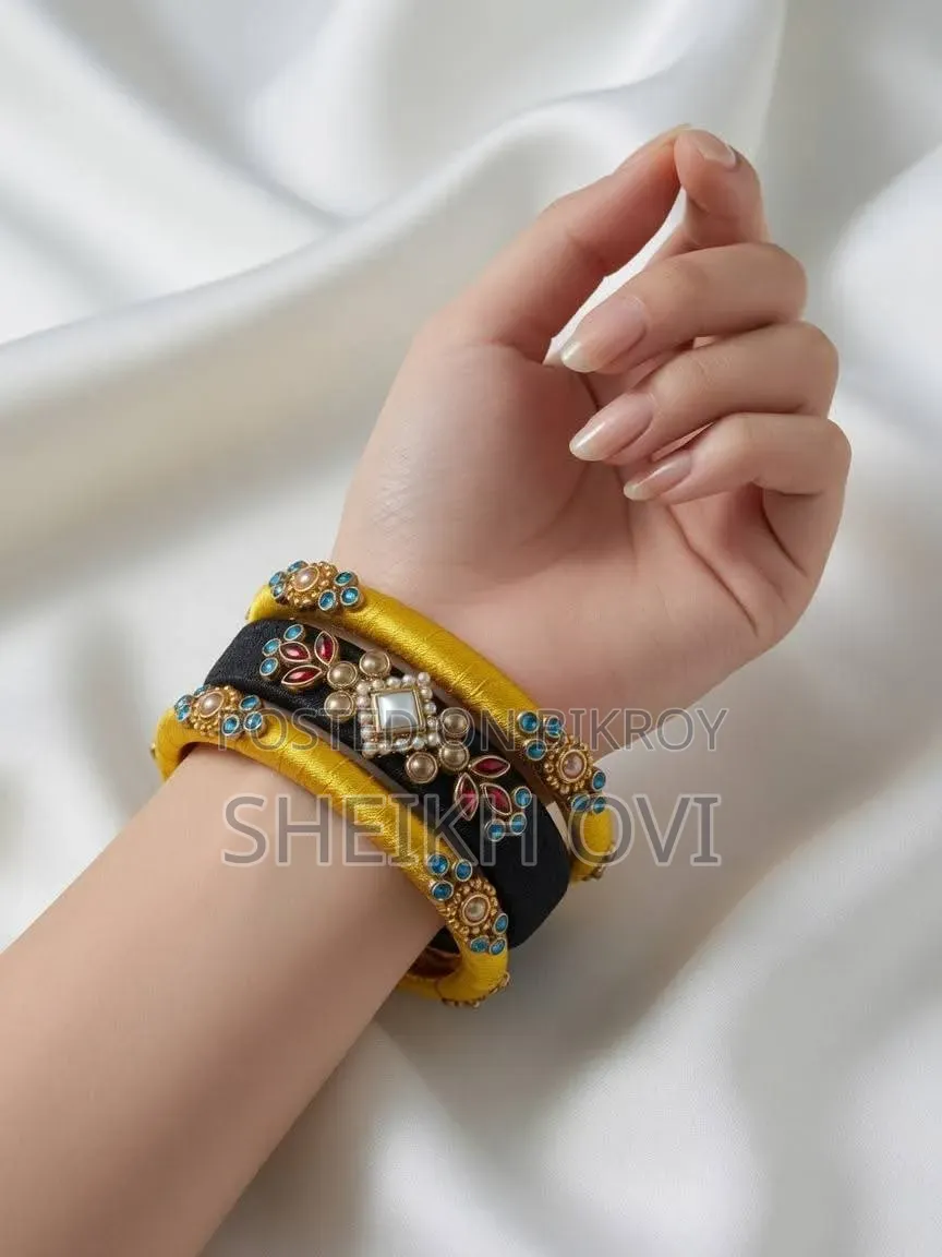 Handmade Silk Bangles with Love