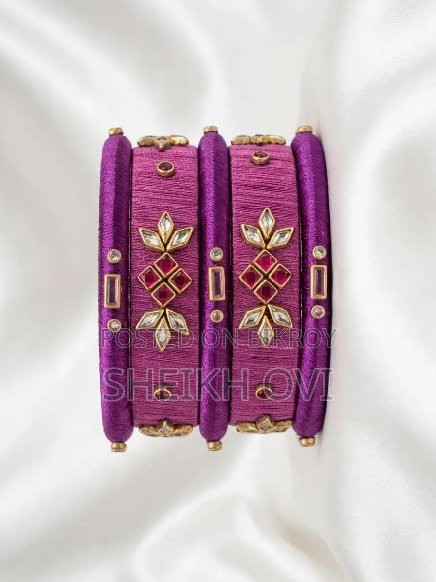 Handmade Silk Bangles with Love