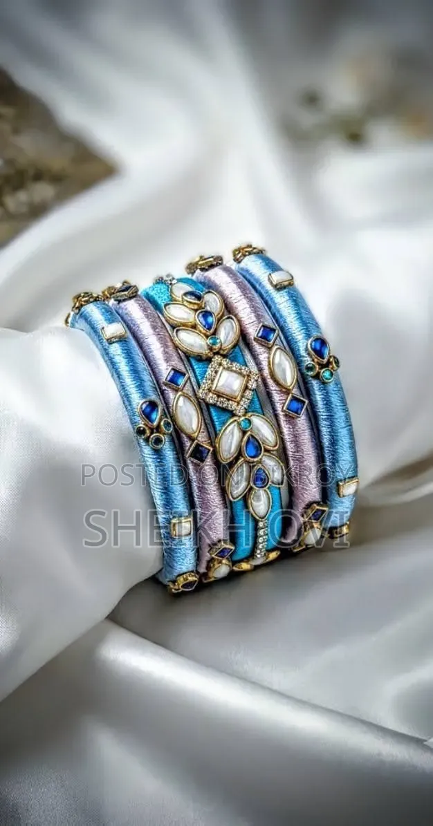 Handmade Silk Bangles with Love