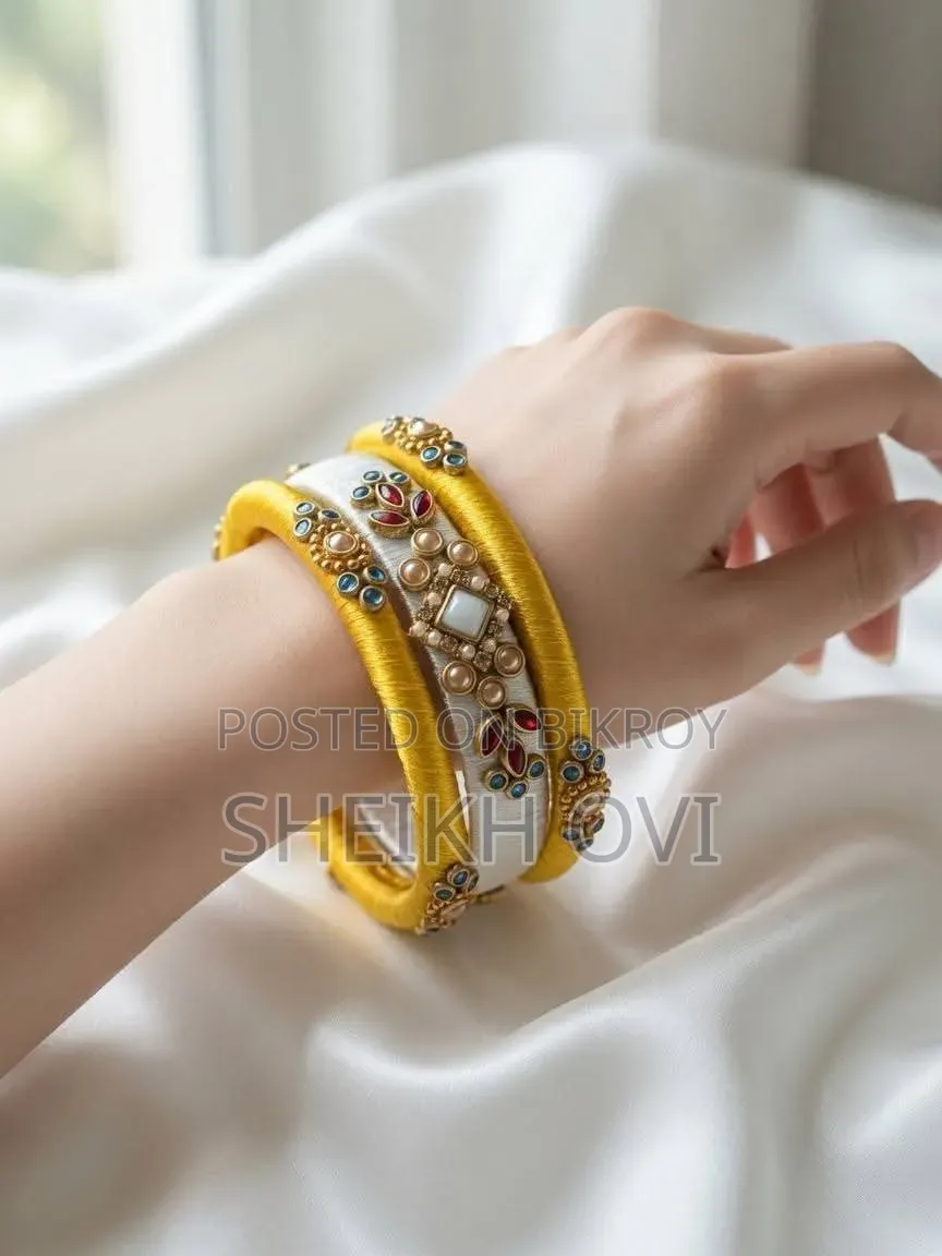 Handmade Silk Bangles with Love