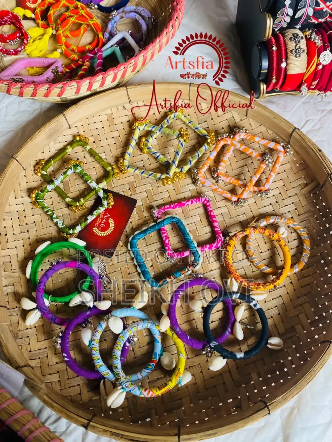 Handmade Silk Bangles with Love
