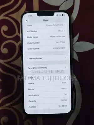 Apple iPhone 13 Pro Max 256 GB Gold