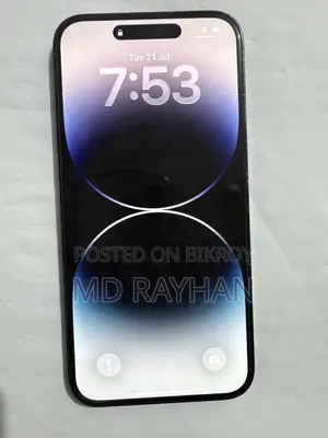 অ্যাপল আইফোন ১৪ প্রো ম্যাক্স ১২৮ জিবি ব্ল্যাক