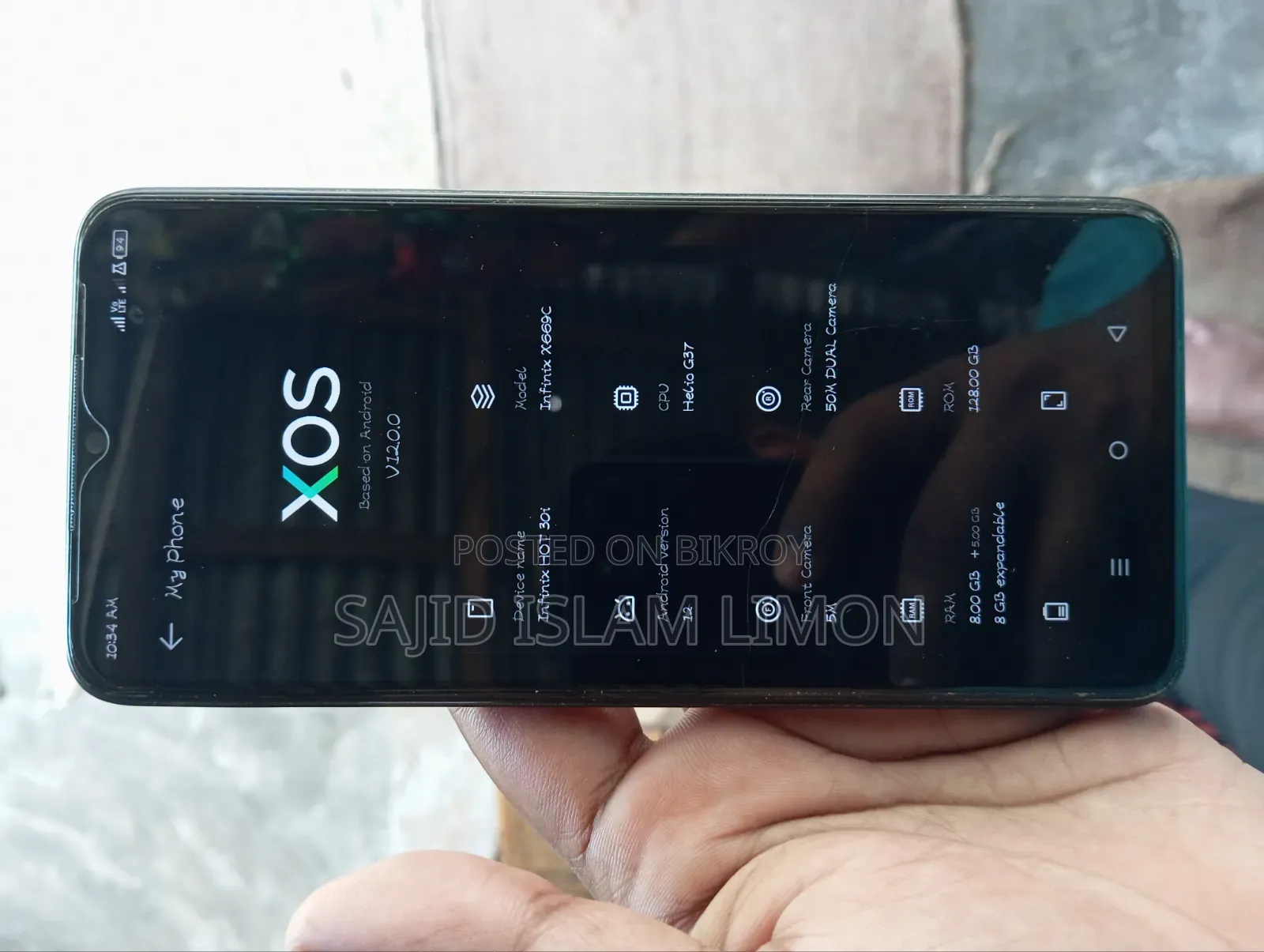 Infinix Hot 30i 128 GB Black