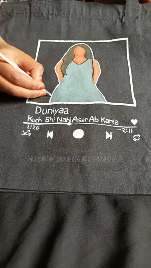 Hand Painted Waterproof Color Tote Bag
