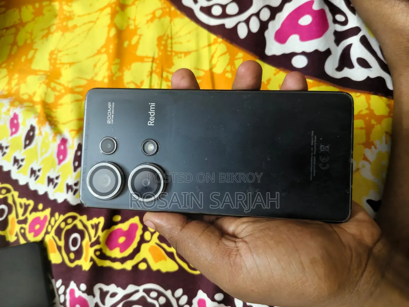শাওমি রেডমি নোট ১৩ প্রো ২৫৬ জিবি কালো