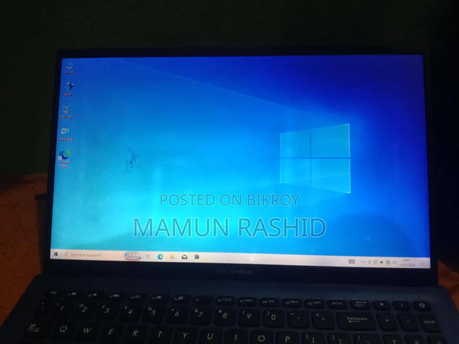 ল্যাপটপ ASUS Vivobook 15 8GB Intel Core I5 HDD+SSD 1T