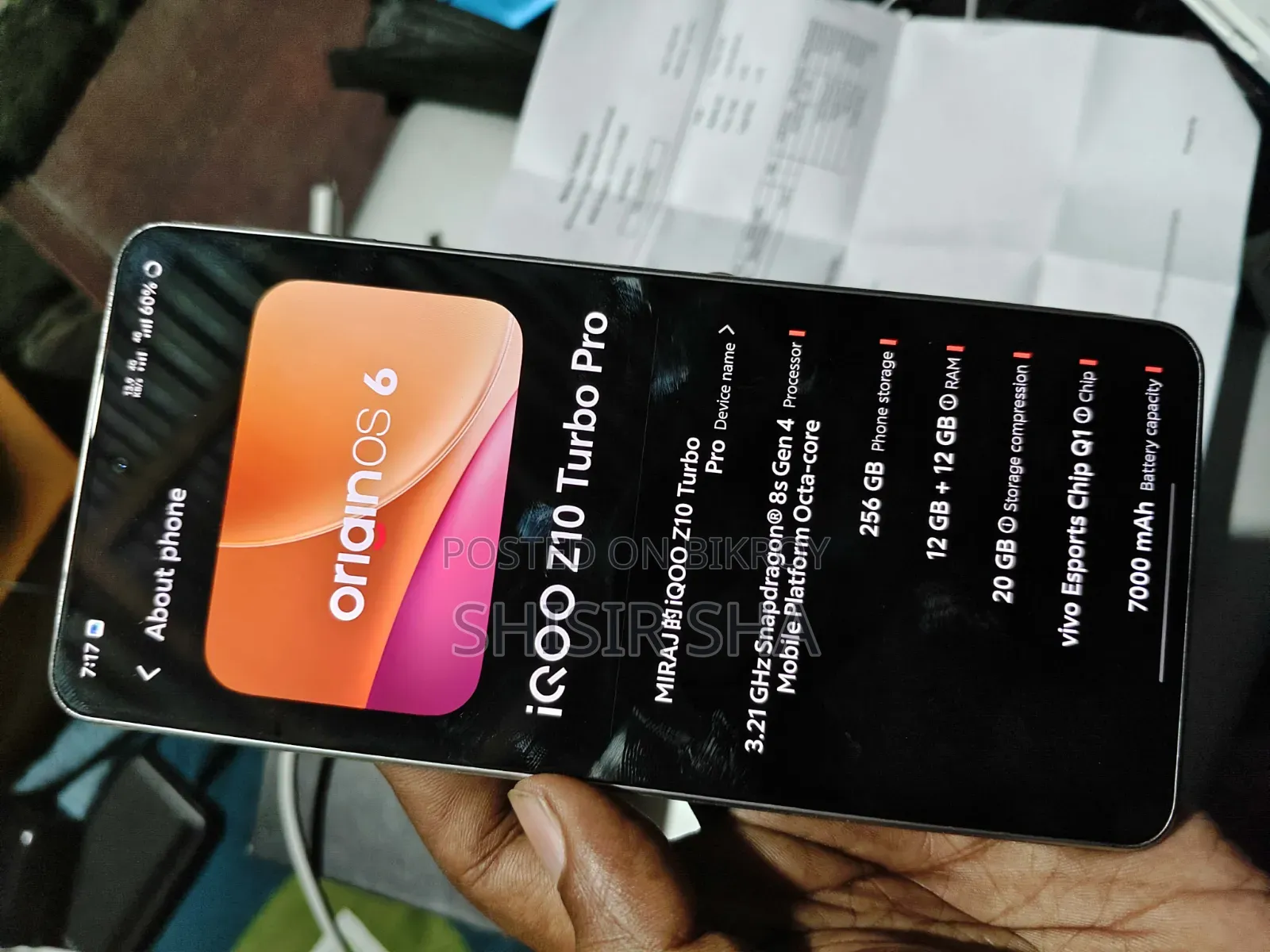 iQOO 256 GB White