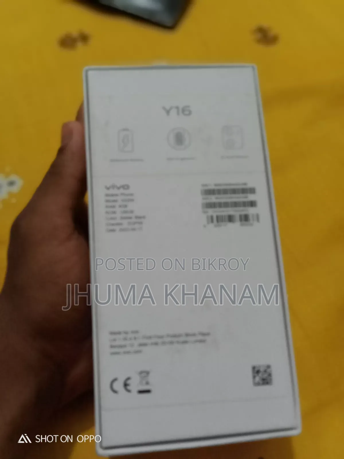 Vivo Y16 128 GB Black