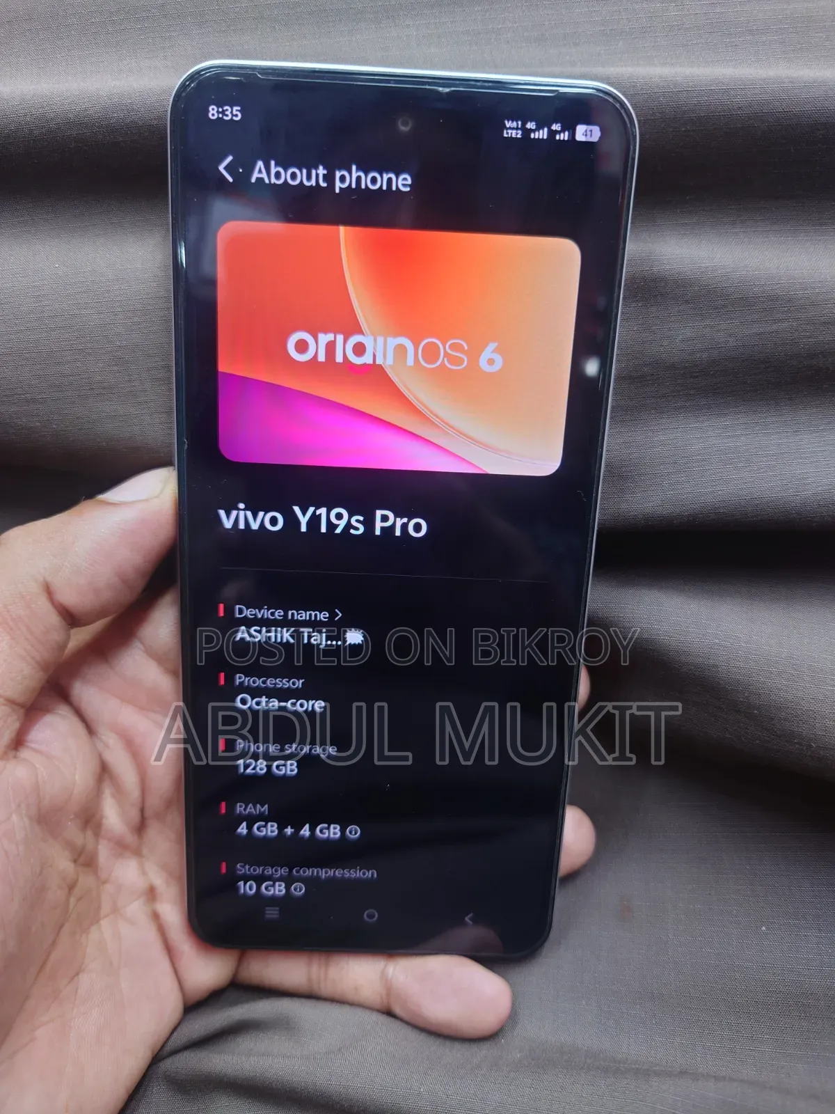 Vivo Y19s Pro 128 GB White