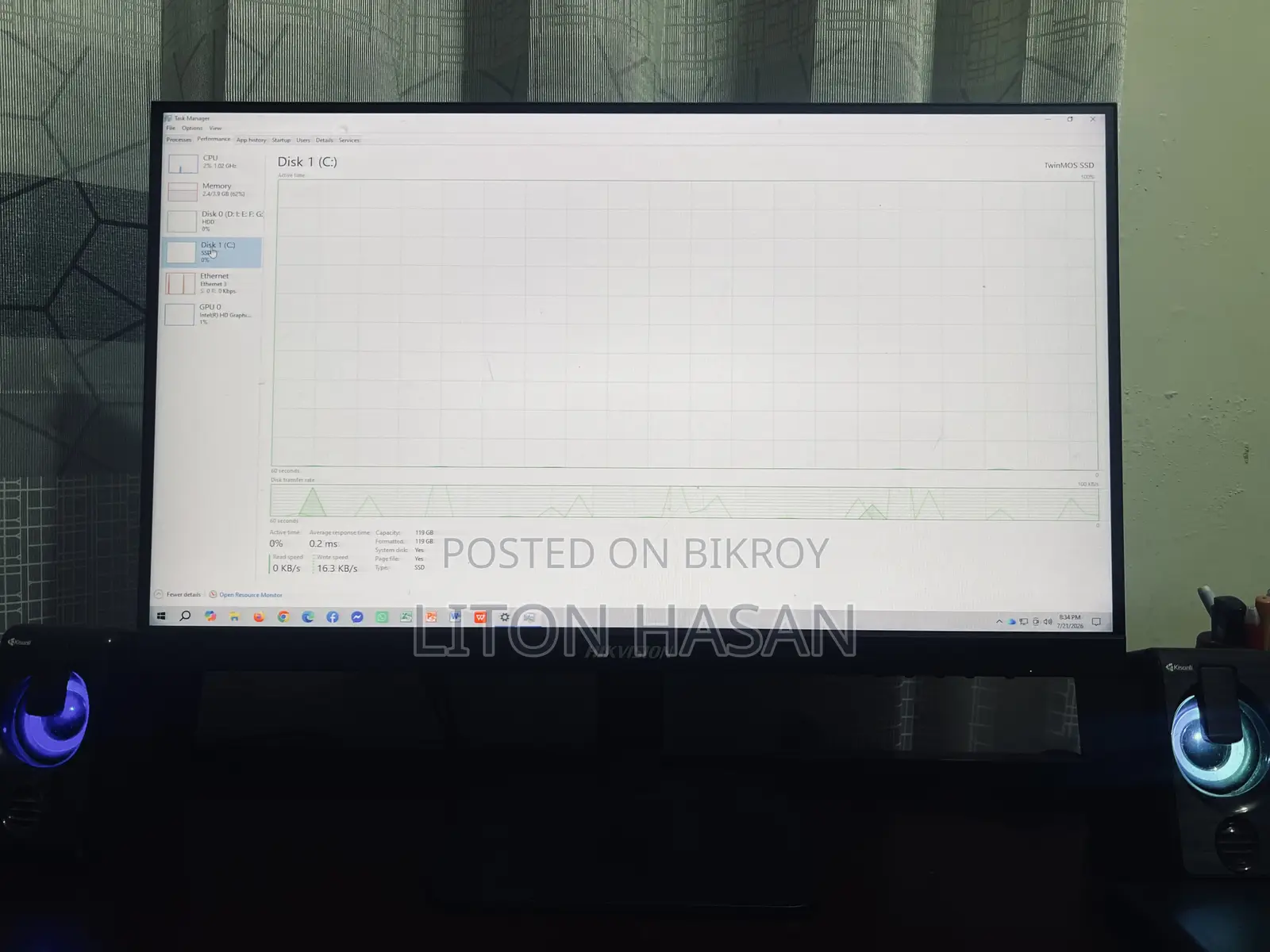 Desktop Computer Samsung 4GB Intel Core I5 HDD+SSD 1.5T