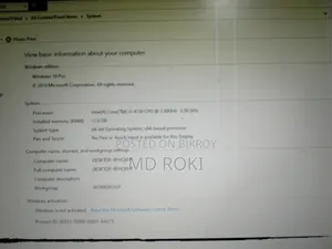 Desktop Computer HP 12GB Intel Core I3 SSD 256GB