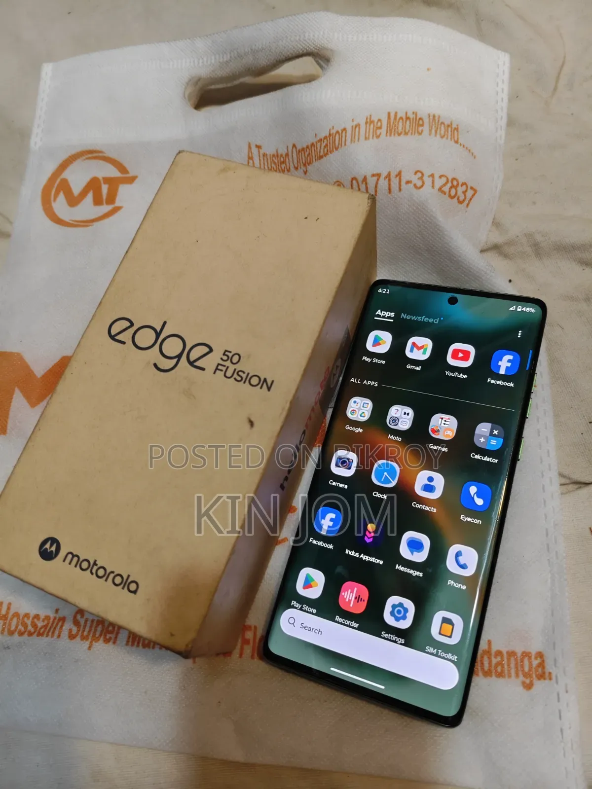 Motorola Edge 50 Fusion 128 GB Green