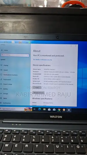 Laptop 4GB Intel Celeron eMMC 256GB