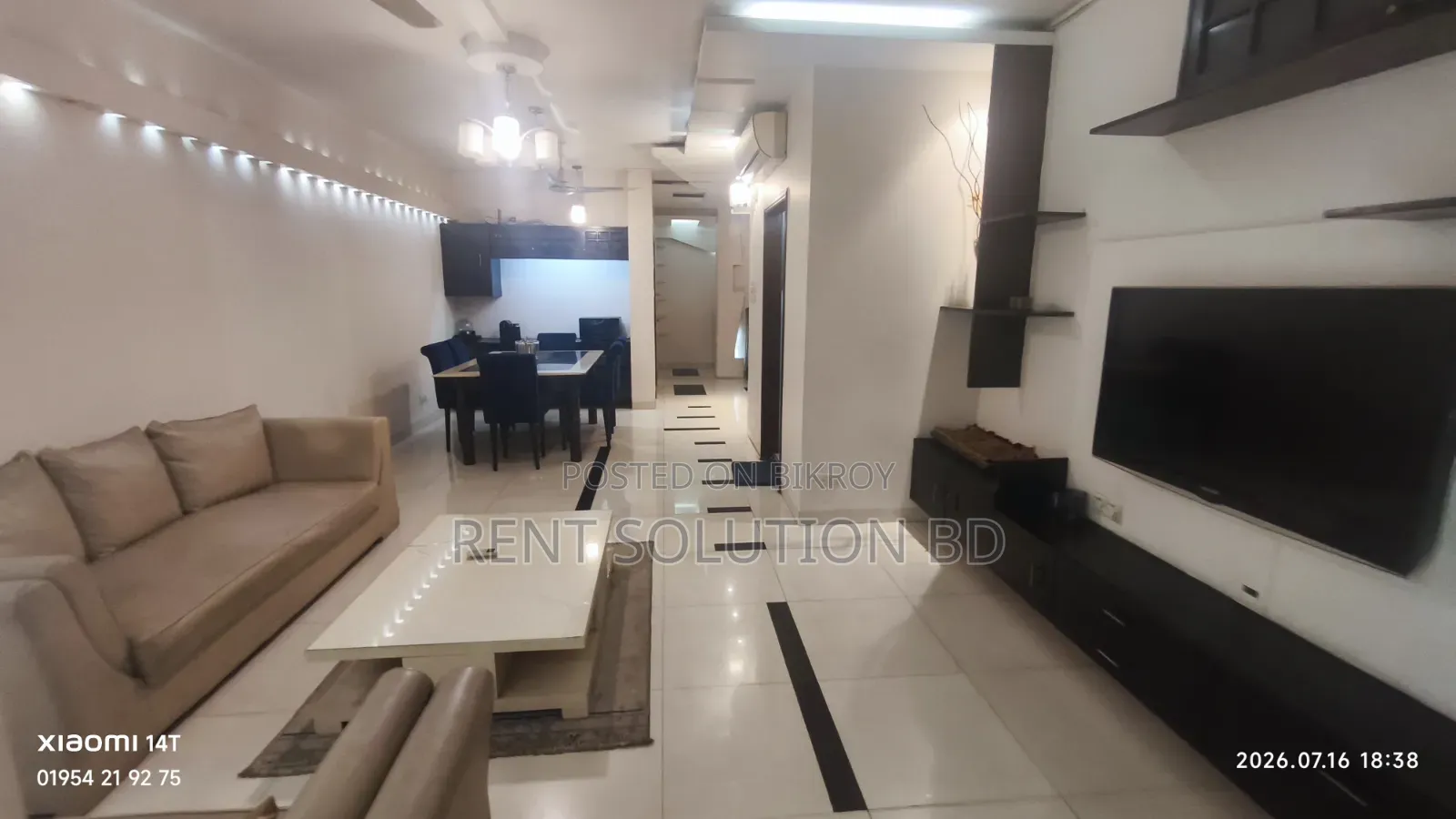 Furnished 3 Bedroom Apartment in Banani for Rent