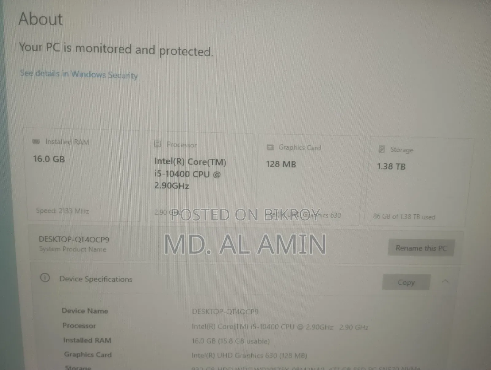 ASUS H510 10th Gen